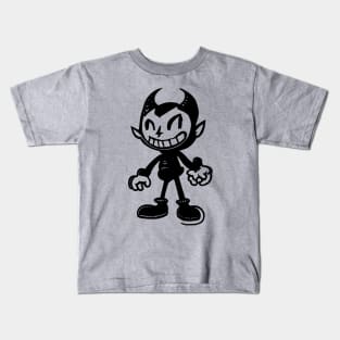 Vintage Devil mascot Kids T-Shirt